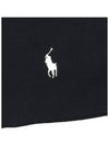 White Pony Embroidery Muffler Black 710886139 005 - POLO RALPH LAUREN - BALAAN 4