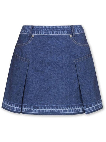 Women Denim Like Skirt - WAAC - BALAAN 1