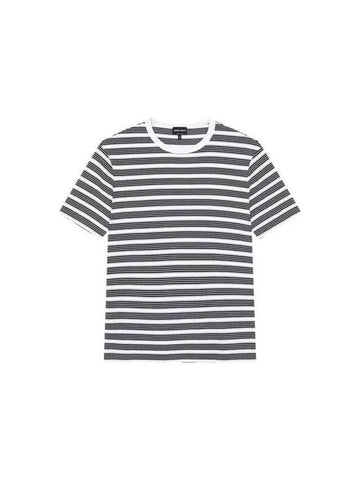 Men s Multi Stripe Easy T Shirt Black 271738 - GIORGIO ARMANI - BALAAN 1