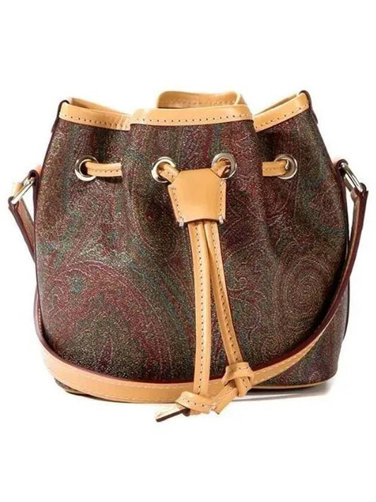 Paisley Strap Mini Bucket Bag Brown - ETRO - BALAAN 2