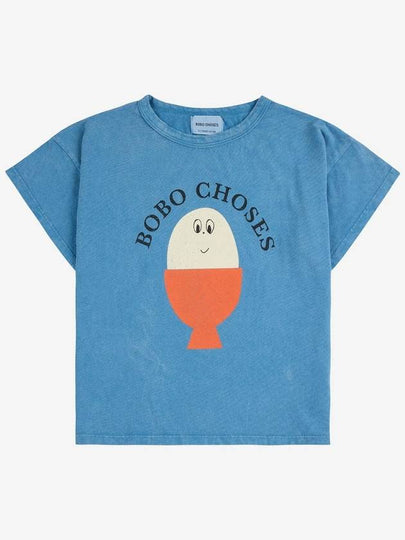 Children s Short Sleeve T Shirt Morning Egg B125AC006 - BOBO CHOSES - BALAAN 2