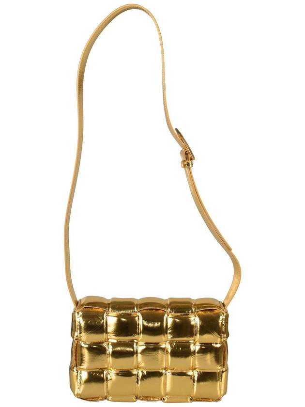 Padded Cassette Cross Bag Gold - BOTTEGA VENETA - BALAAN 3