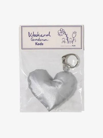 Padded heart key ring KD3EQG1102FSIL - KEDS - BALAAN 1