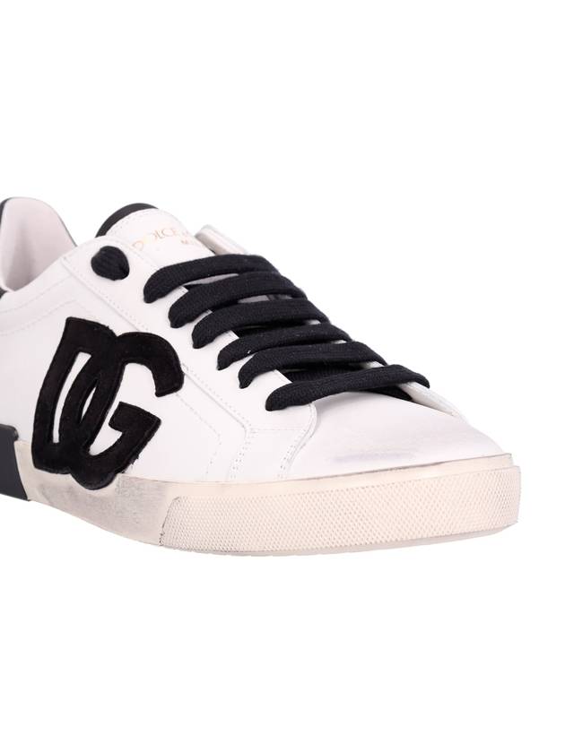 Portofino Vintage Sneakers White Black - DOLCE&GABBANA - BALAAN 6