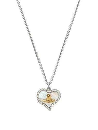 Petra Heart Logo Necklace Silver - VIVIENNE WESTWOOD - BALAAN 1