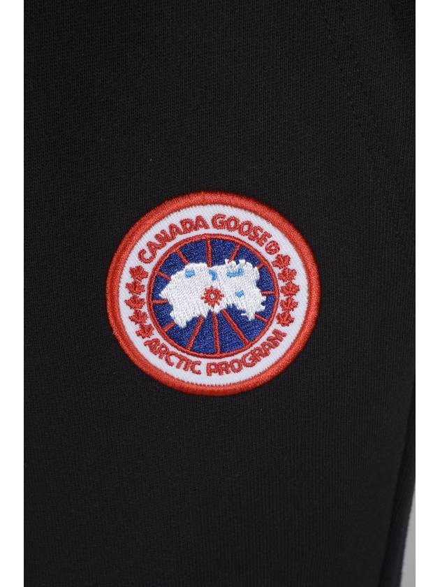 Men's Huron Logo Jogger Pants Black - CANADA GOOSE - BALAAN 4