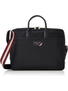 Faldy Nylon Brief Case Black - BALLY - BALAAN.