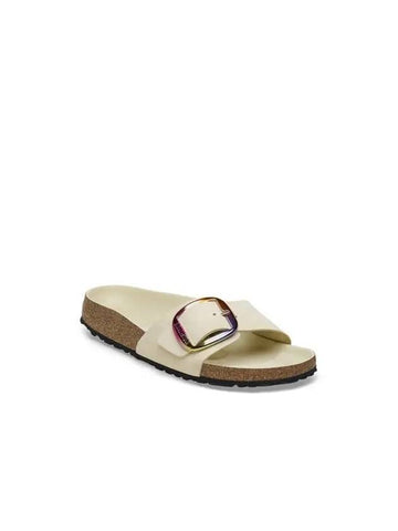 Women s Madrid Big Buckle Mule NARROW Cream - BIRKENSTOCK - BALAAN 1