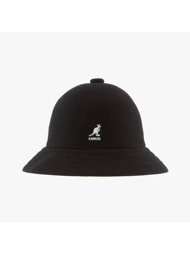 K3451 BLACK Casual Wool Bucket Hat - KANGOL - BALAAN 2