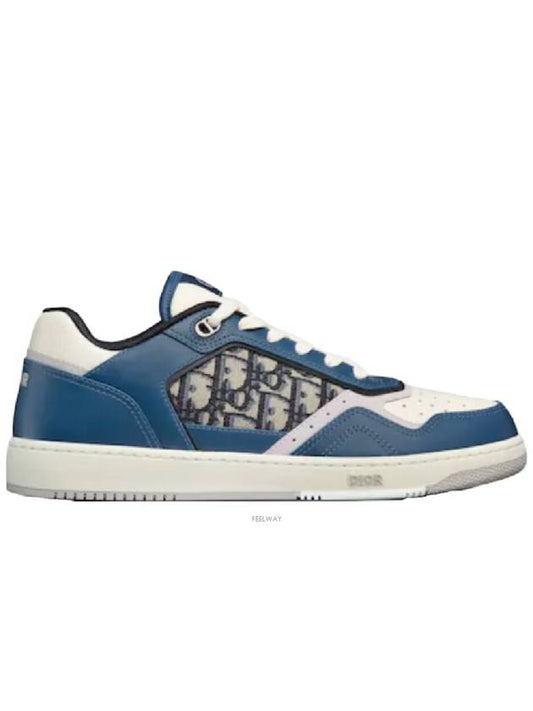 B27 Smooth Calfskin Low Top Sneakers Blue - DIOR - BALAAN 2