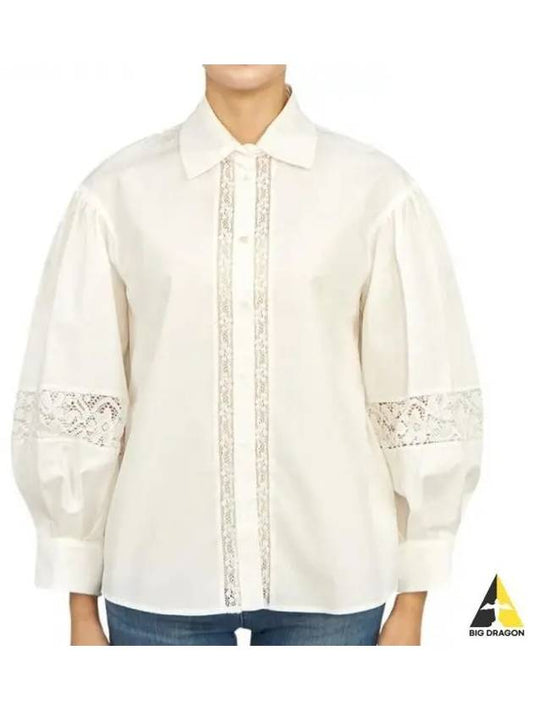 Women's Samuele Cotton Shirt White - MAX MARA - BALAAN 2