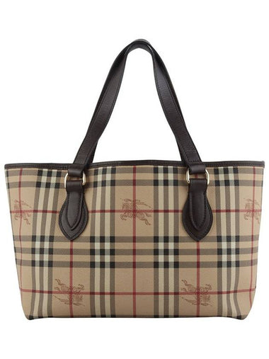 PVC Classic Check Shopper Bag 34241 - BURBERRY - BALAAN 1