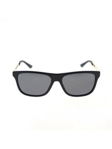 Rectangle Acetate Sunglasses Black - GUCCI - BALAAN 1