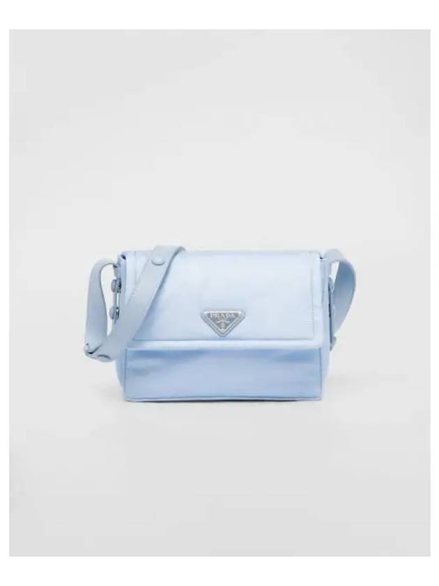 Small Padded Re-Nylon Shoulder Bag Light Blue - PRADA - BALAAN 2