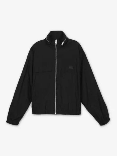 Alexandre Mattiussi Logo Print Windbreaker Black - AMI - BALAAN 2