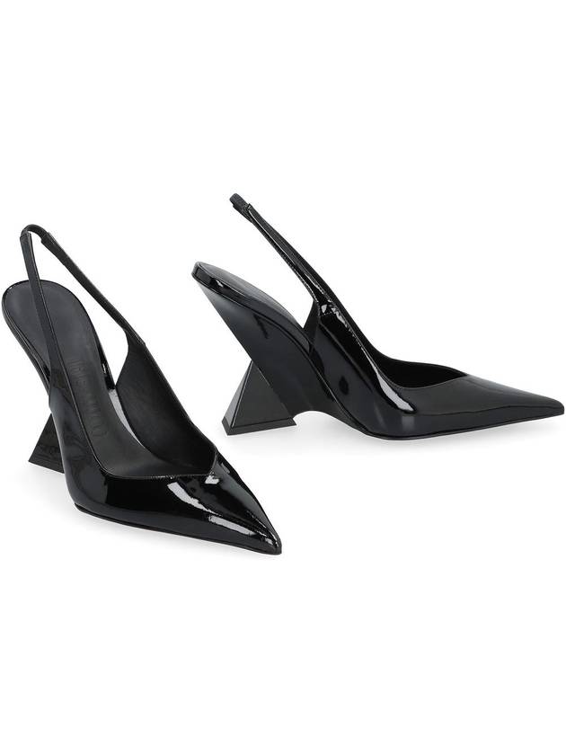 The Attico Cheope Patent Leather Slingback Pumps - THE ATTICO - BALAAN 3