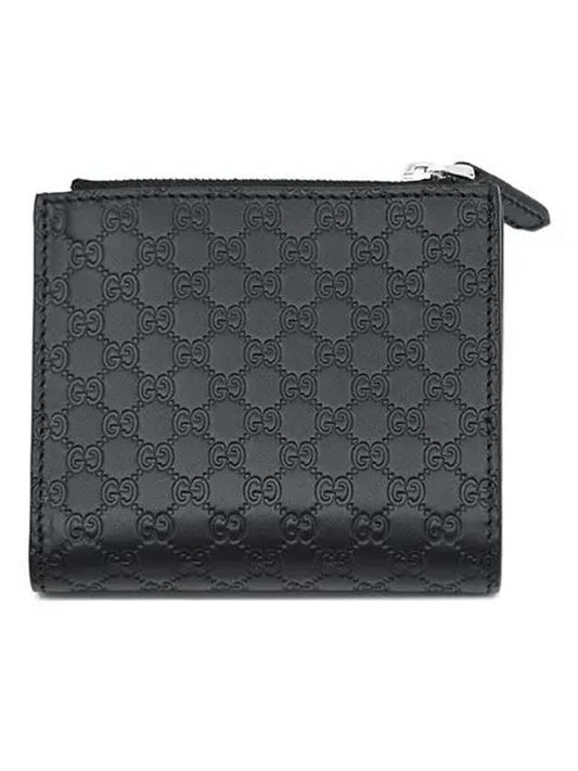 Compact Zipper Half Wallet Black - GUCCI - BALAAN 2