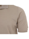 UMK1331 LIGHT BEIGE Knit Zipper Polo Short Sleeve T shirt - KITON - BALAAN 4