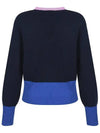 Color combination pocket V-neck cardigan MK3AD303 - P_LABEL - BALAAN 4