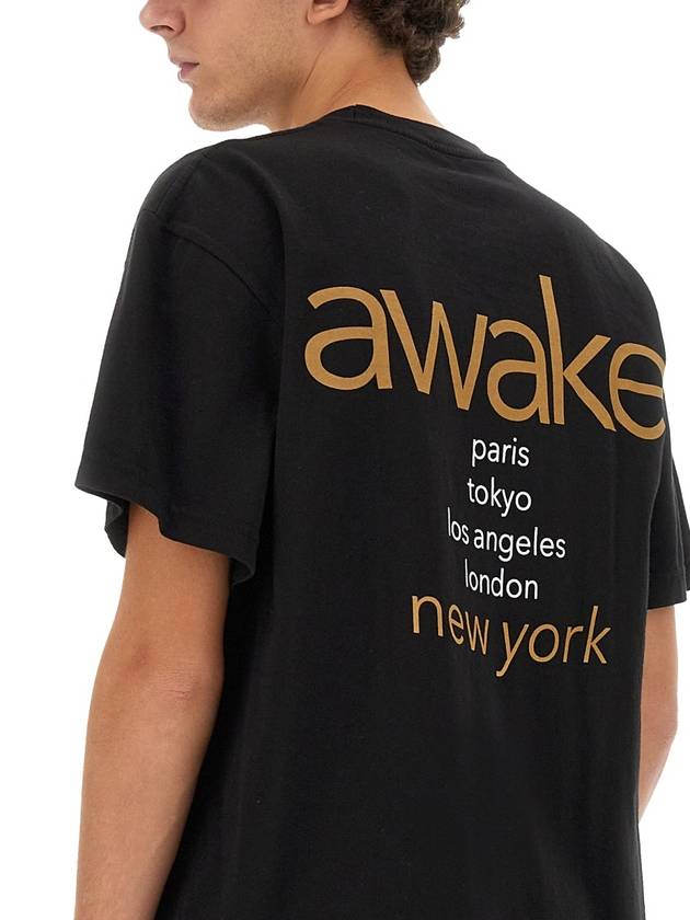 T-SHIRT WITH LOGO - AWAKE NY - BALAAN 4