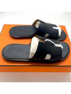 Izmir Sandal Calfskin & Noir - HERMES - BALAAN 3