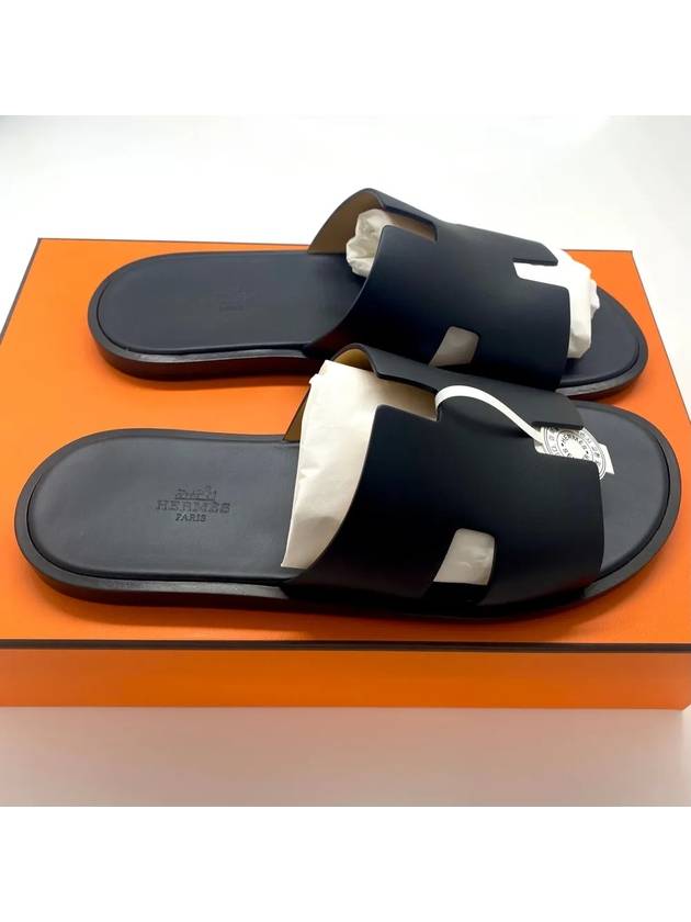 Izmir Sandal Calfskin & Noir - HERMES - BALAAN 3