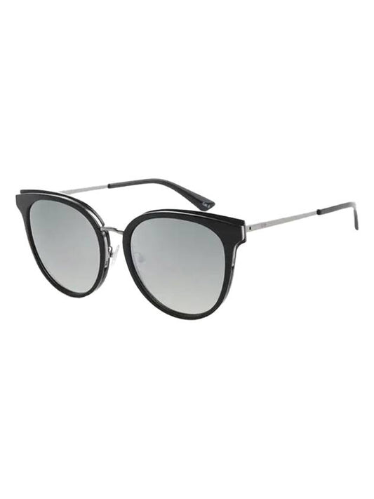 MCQ Eyewear Round Cat Eye Sunglasses Black - ALEXANDER MCQUEEN - BALAAN 1