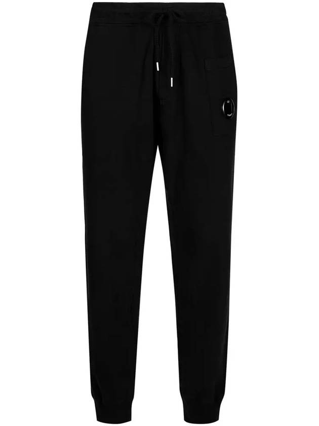 Lens Patch Lightweight Track Pants Black - CP COMPANY - BALAAN 2