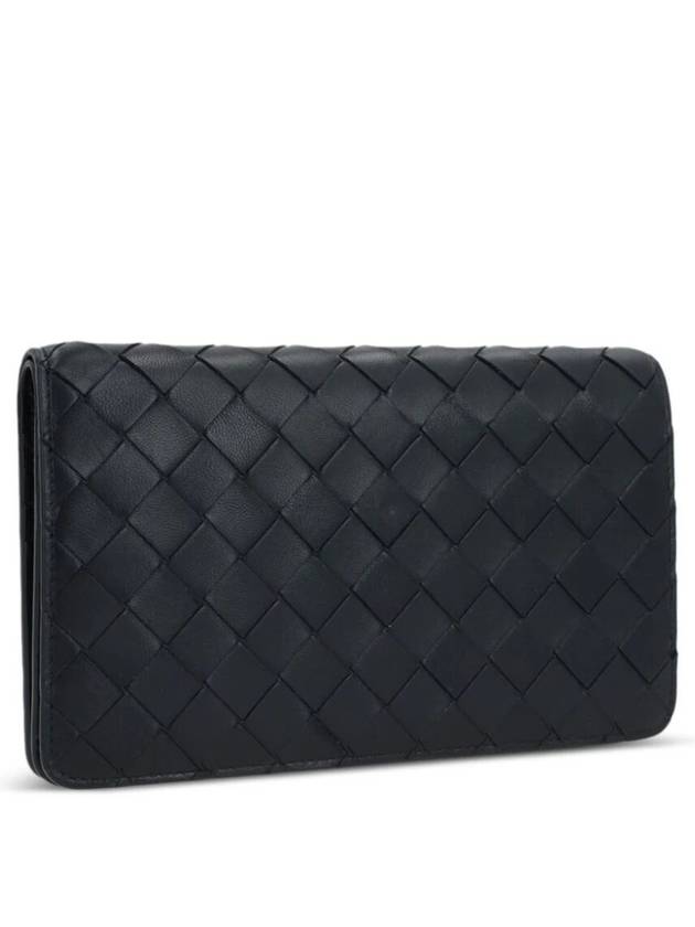 Intrecciato Leather Half Wallet Black - BOTTEGA VENETA - BALAAN 5