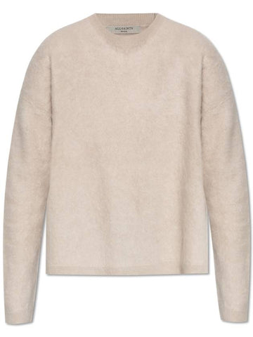 AllSaints Cashmere Sweater Rebel, Women's, Cream - ALLSAINTS - BALAAN 1