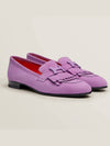 Royal Suede Loafers Violet Parm - HERMES - BALAAN 2