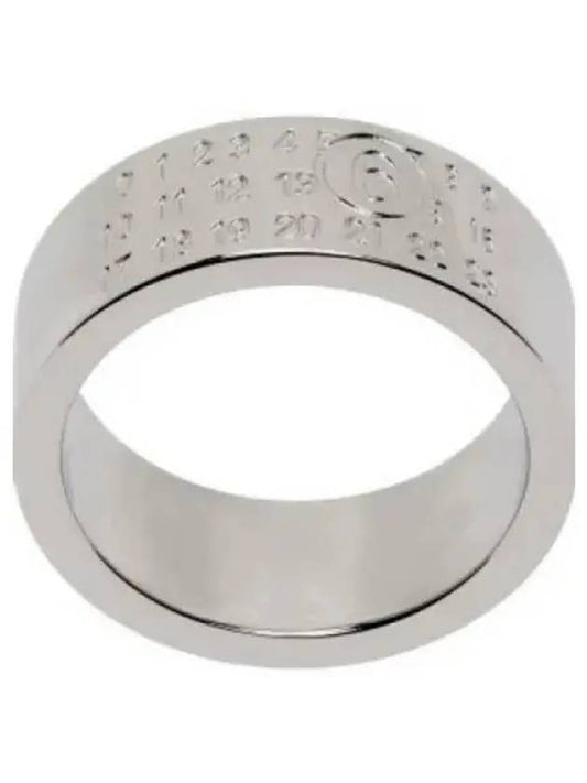 Men's Numeric Minimal Signature Ring Silver - MAISON MARGIELA - BALAAN 2