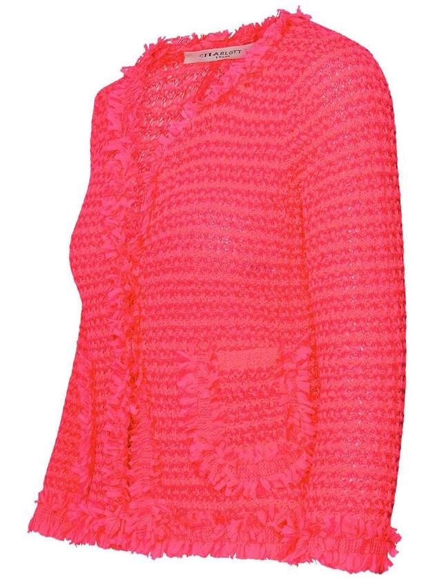 Charlott Fuchsia Cotton Jacket - CHARLOTT - BALAAN 2