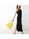 Two way shopper bag yellow stripe - PLEATSMAMA - BALAAN 1