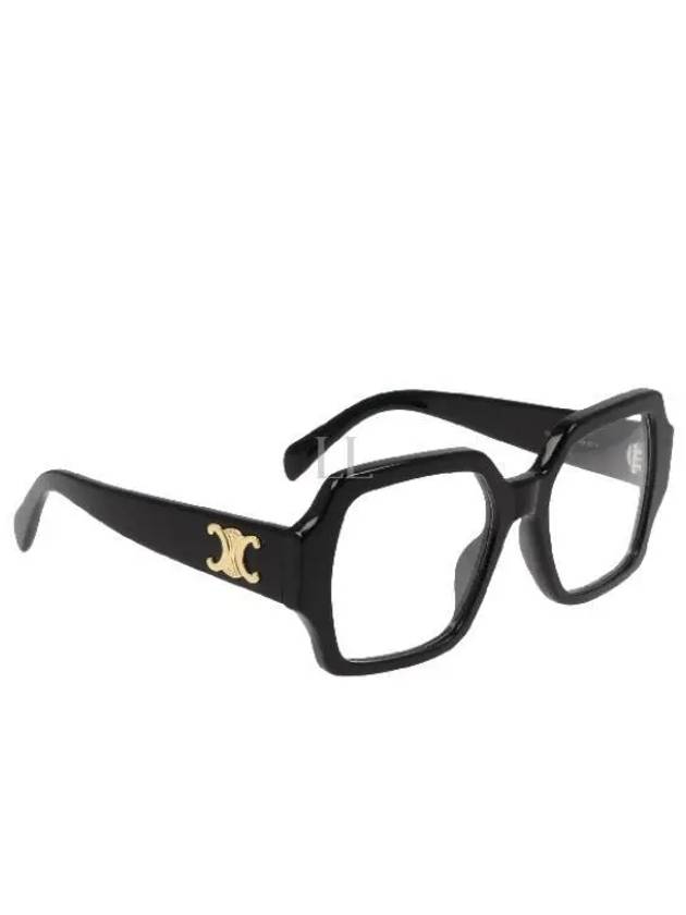 Eyewear Square Acetate Eyeglasses Black - CELINE - BALAAN 2