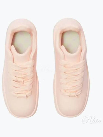 Box Leather Low-Top Sneakers Pink - BURBERRY - BALAAN 2