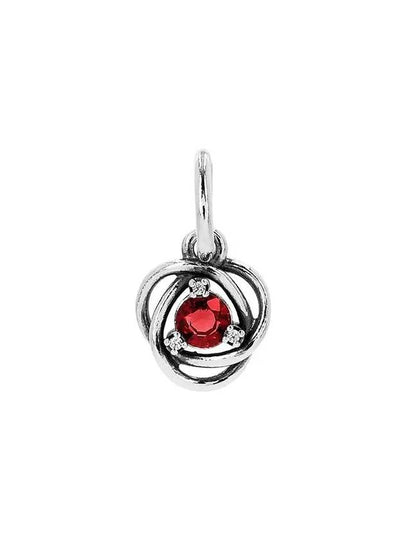 Eternity Circle Dangle Bracelet Charm Red - PANDORA - BALAAN 2