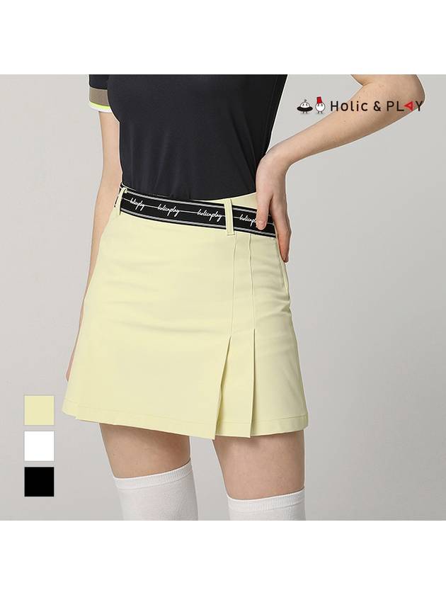 Holic Logo Point Deformed Pleats CulottesHD2WCU003 - HOLIC&PLAY - BALAAN 2