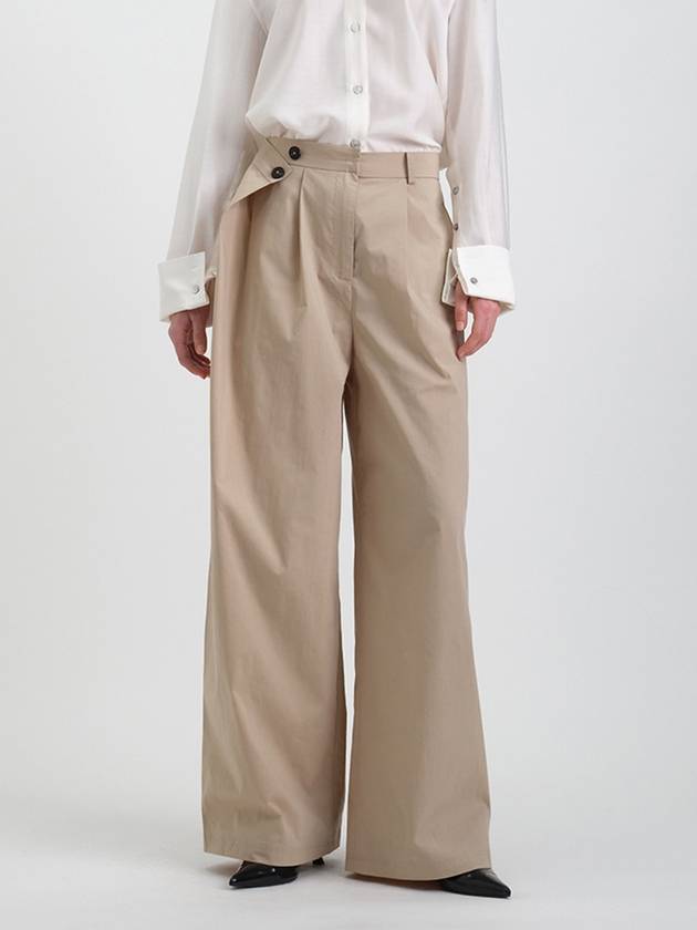 Side Flab Wide Cotton Trouser 2 Colors - MAGJAY - BALAAN 2