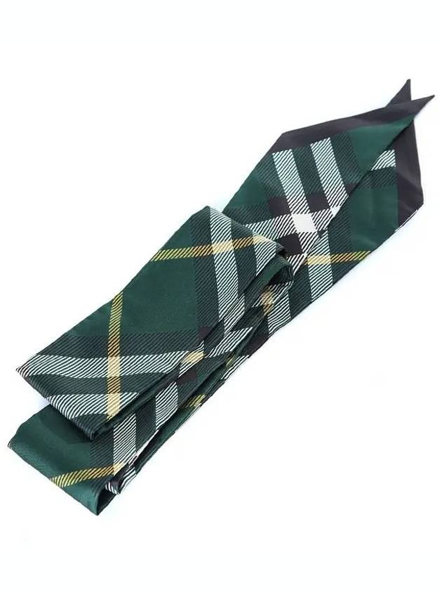 Vintage Check Pointed Tip Scarf Green - BURBERRY - BALAAN 3