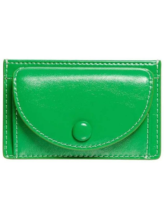 Slim Pocket Mini Coin Transportation Card Wallet Green - LE MASQUE - BALAAN 1