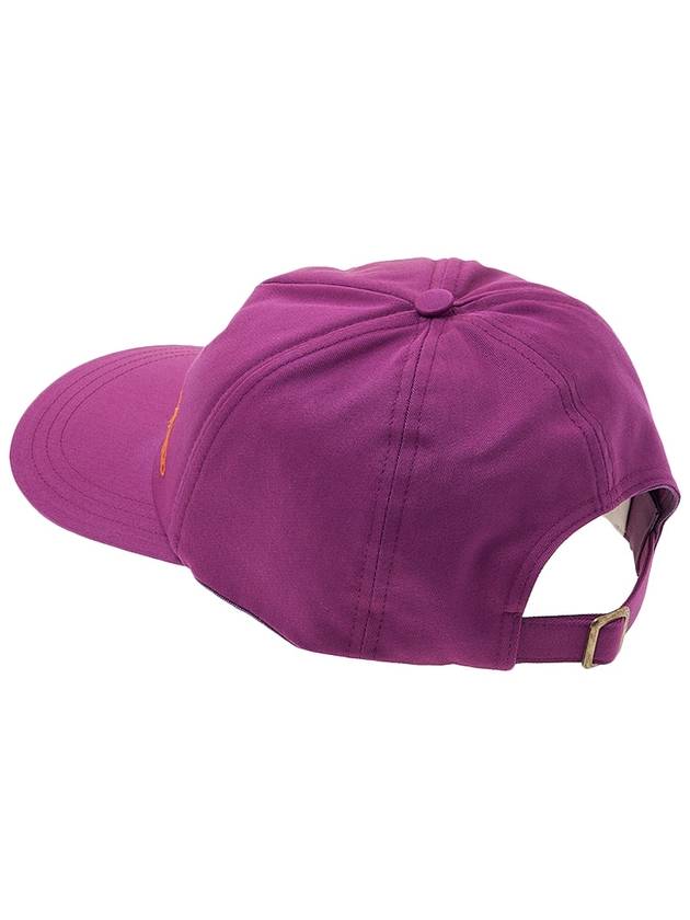 Embroidered ORB Logo Classic Ball Cap Purple - VIVIENNE WESTWOOD - BALAAN 4