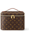 Nice BB Monogram Canvas Pouch Bag Brown - LOUIS VUITTON - BALAAN 2