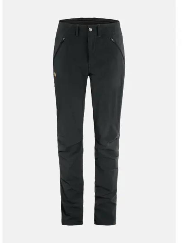 Women's Abisko Trail Stretch Trousers Black - FJALL RAVEN - BALAAN 2