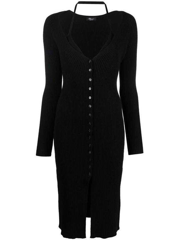 Black Wool Dress 2A210AN0990 M0110998201 - BLUMARINE - BALAAN 2