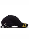 BBD Plate Signature Logo Cap Black - BLACKBLOND - BALAAN 3