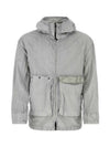 50 Fili Gum Mixed Explorer Hooded Jacket Grey - CP COMPANY - BALAAN 1