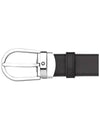 Pin Buckle 30mm Leather Belt Black - MONTBLANC - BALAAN 6