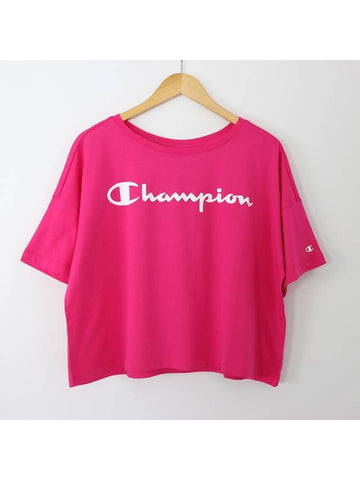 Women's Short Sleeve Crop TShirt 114914 PS025 - CHAMPION - BALAAN 1