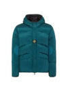 Logo Patch Reversible Padding Green - STONE ISLAND - BALAAN 2